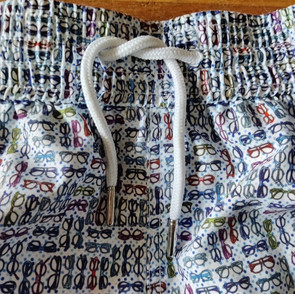 JARED LANG Multicolor Sunglasses Print SWIM Shorts XXL - Picture 1 of 10
